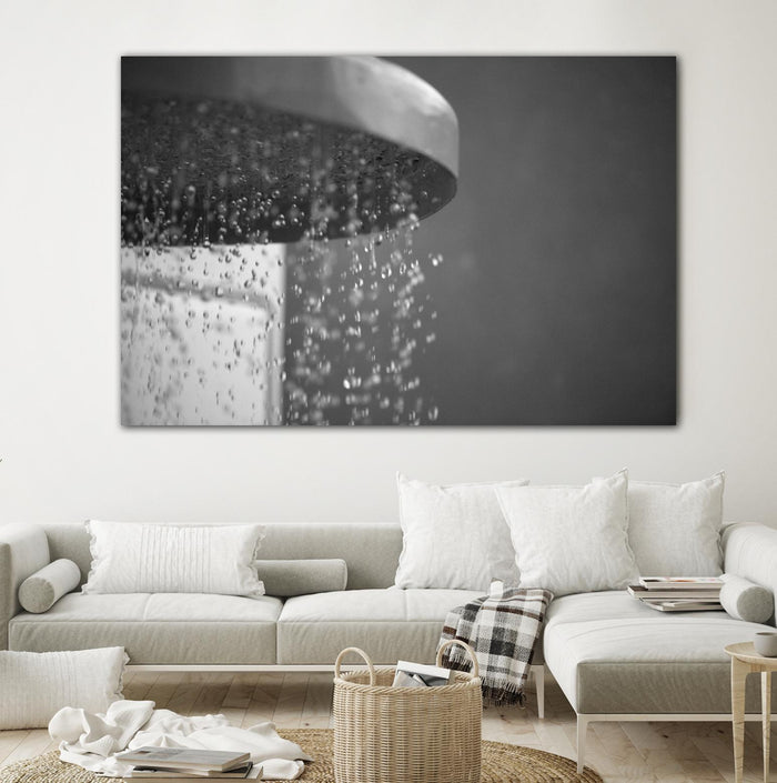Spa Shower II by Keith Levit on GIANT ART - grey bathroom