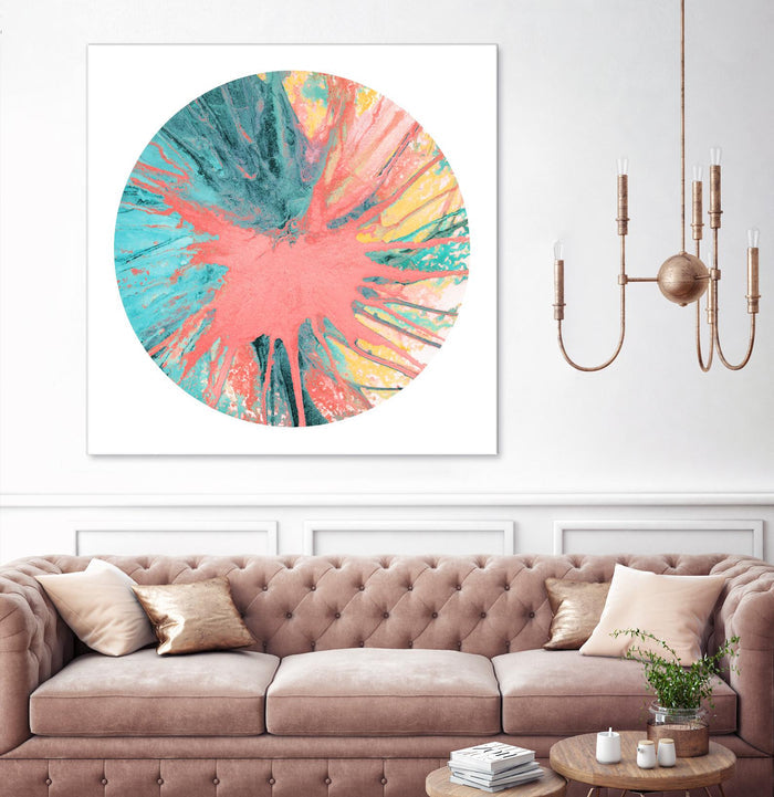 Spin Art 28 by Kyle Goderwis on GIANT ART - pink abstract