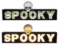 SPOOKY MARQUEE SIGN by BETHANY LOWE DESIGNS