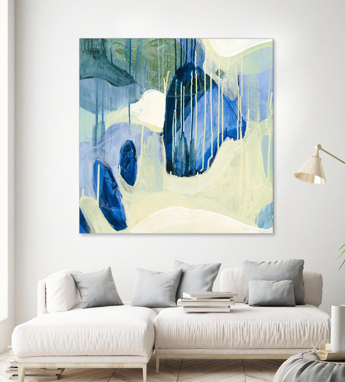 Summer Shower 1 by Glenn Allen on GIANT ART - yellow abstract