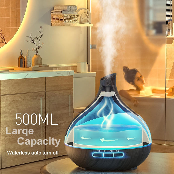 Teardrop 500ml Essential Oil Diffuser