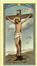 THE FIVE WOUNDS - LAMINATED HOLY CARDS- QUANTITY 25 PRAYER CARDS