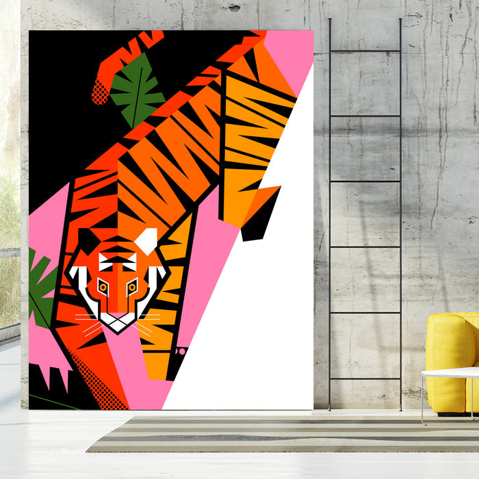 Tiger by 2BROS Creative on GIANT ART - white digital drawing