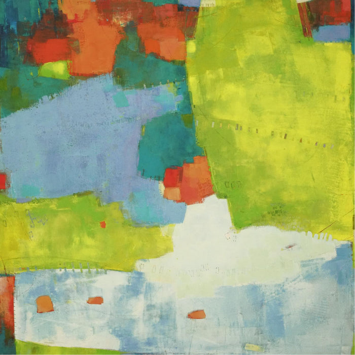Torp by Sue Jachimiec on GIANT ART - green abstract