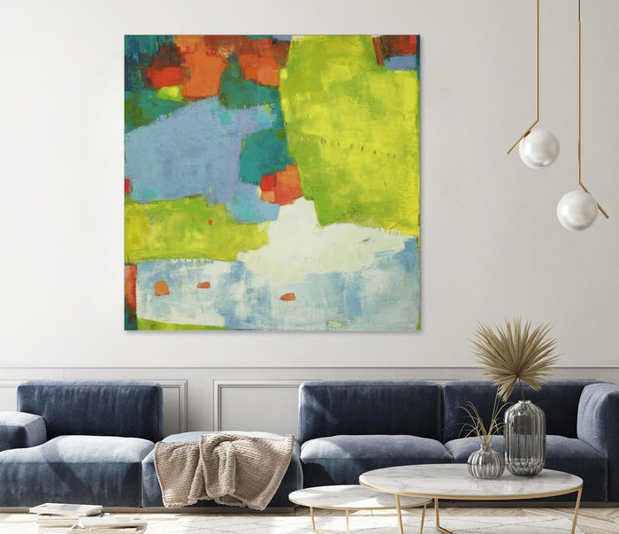 Torp by Sue Jachimiec on GIANT ART - green abstract