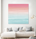 Touching Watercolor Abstract Beach Dream #1 #painting #decor by Anita & Bella Jantz on GIANT ART - orange digital painting
