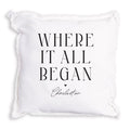 Where It All Began Personalized Pillow
