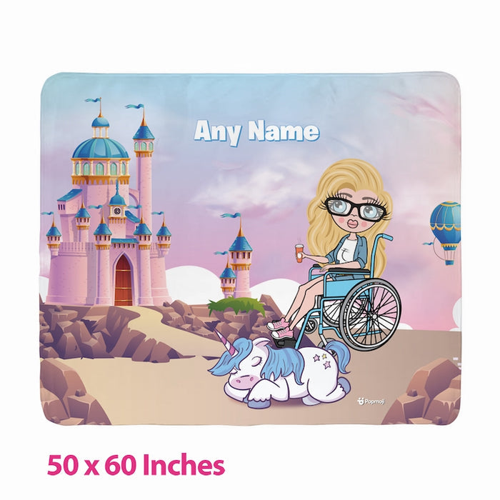 Womens Dreamlands Wheelchair Fleece Blanket - Image 2