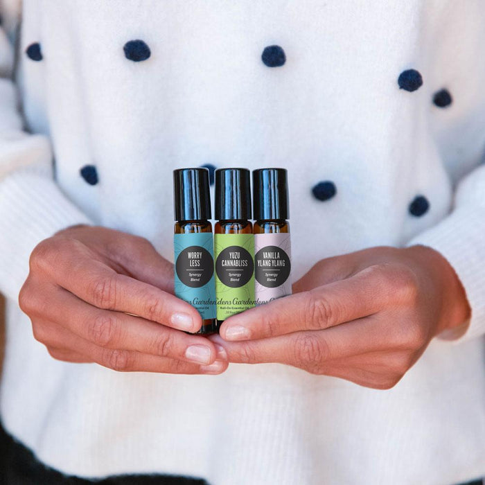 Worry Less Essential Oil Roll-On- For Calming Nerves, Anxiousness & Quieting Racing Thoughts