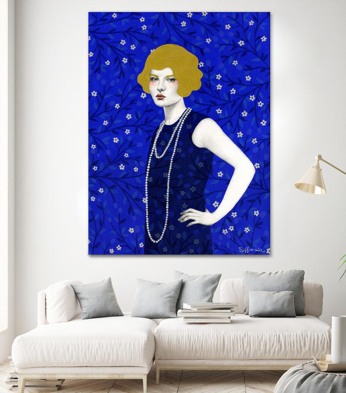 Zelda by Sofia Bonati on GIANT ART - yellow men and women