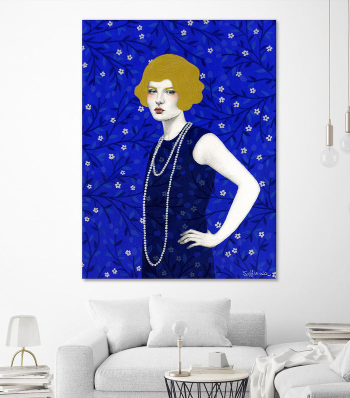 Zelda by Sofia Bonati on GIANT ART - yellow men and women