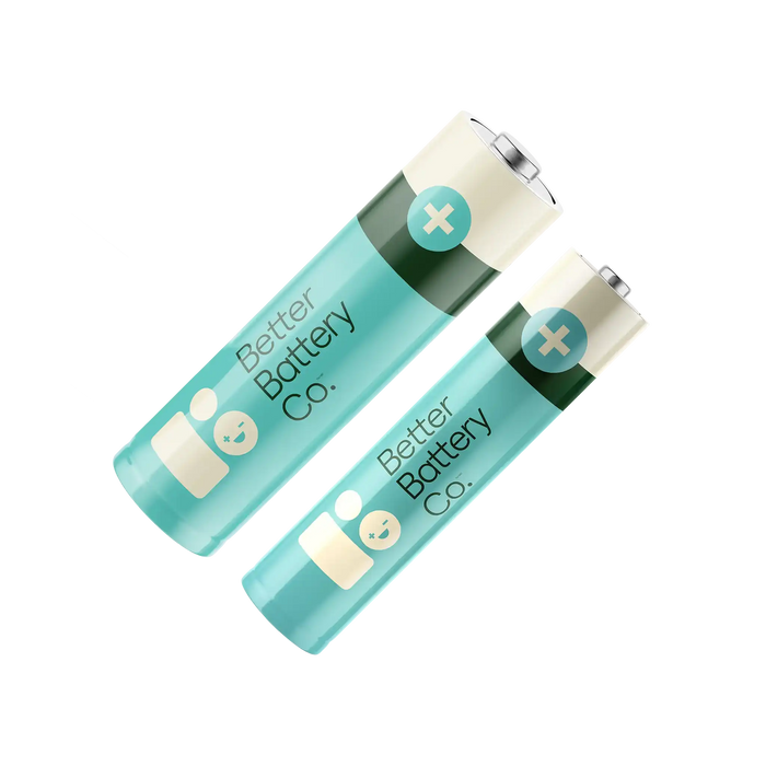 Better Battery Co. Zero Waste AA + AAA Combo Pack by BetterBattery